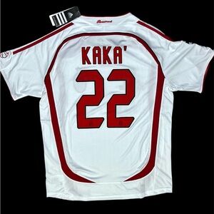 AC Milan 2006-07 Kaka 22 Away Champions League Final Jersey Size Large